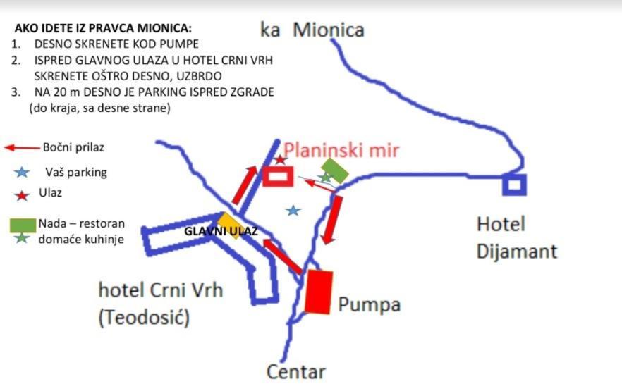 Divcibare Planinski Mir A19 Exteriör bild